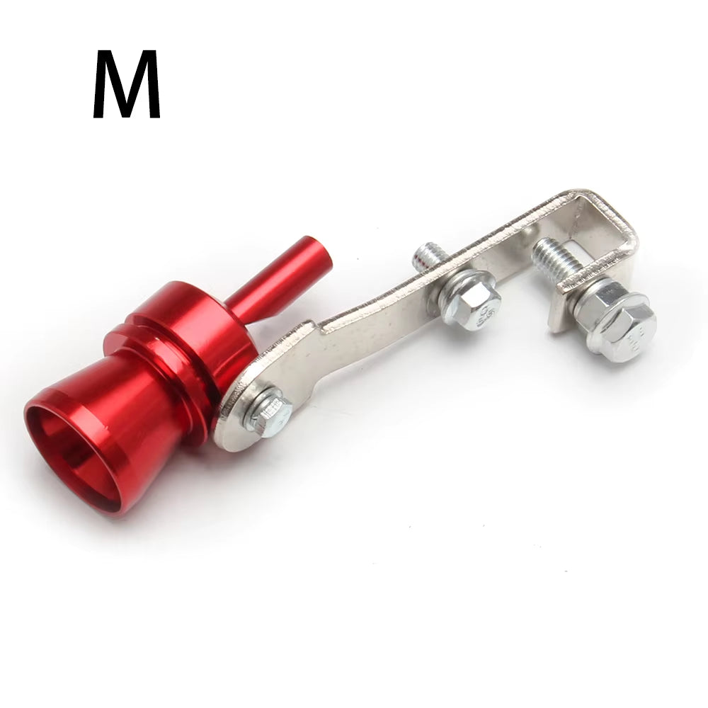 Universal Simulator Whistler Exhaust Fake Turbo Whistle Pipe Sound Muffler Blow off Car Styling Tunning S/M/L/XL