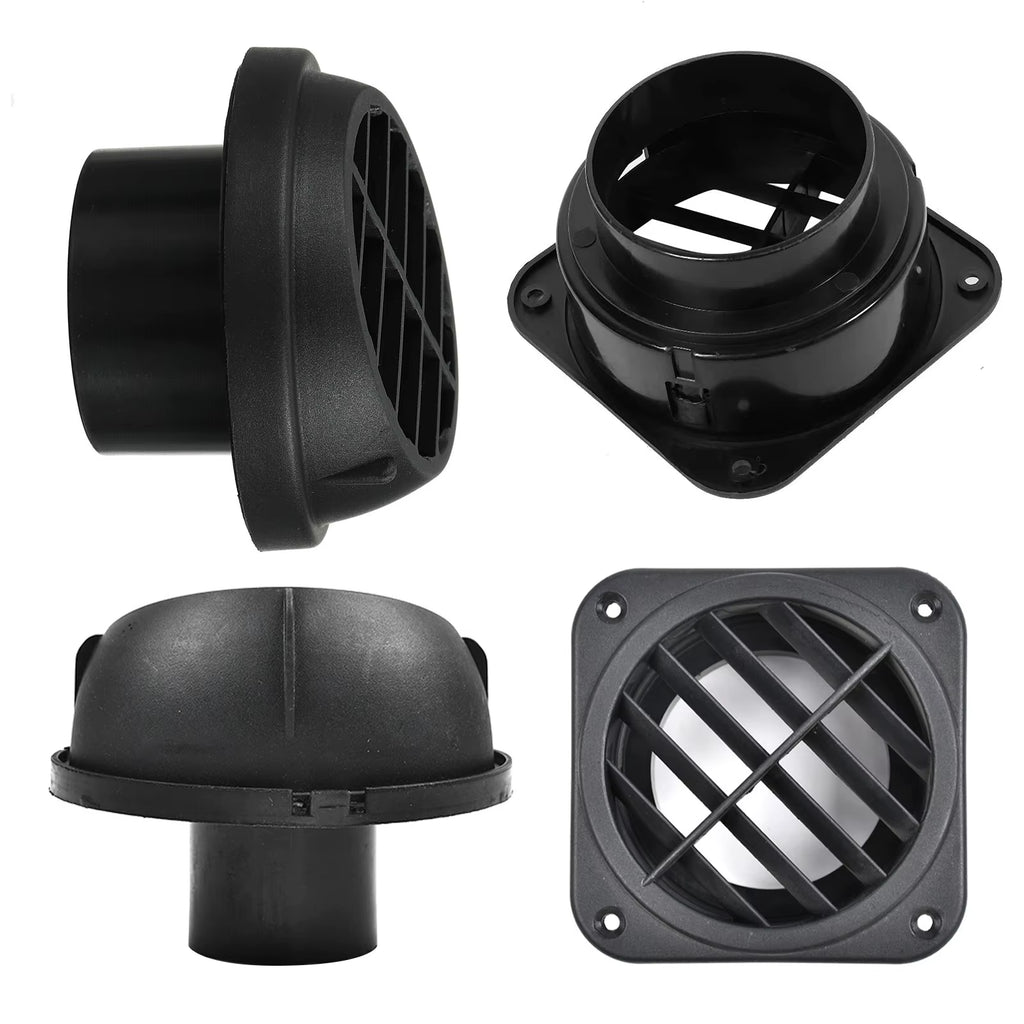 40/60/75Mm RV Bus Car Dashboard Air Vent Conditioning Outlet for Eberspacher Webasto Propex Exhaust Grille Ventilation Heaters