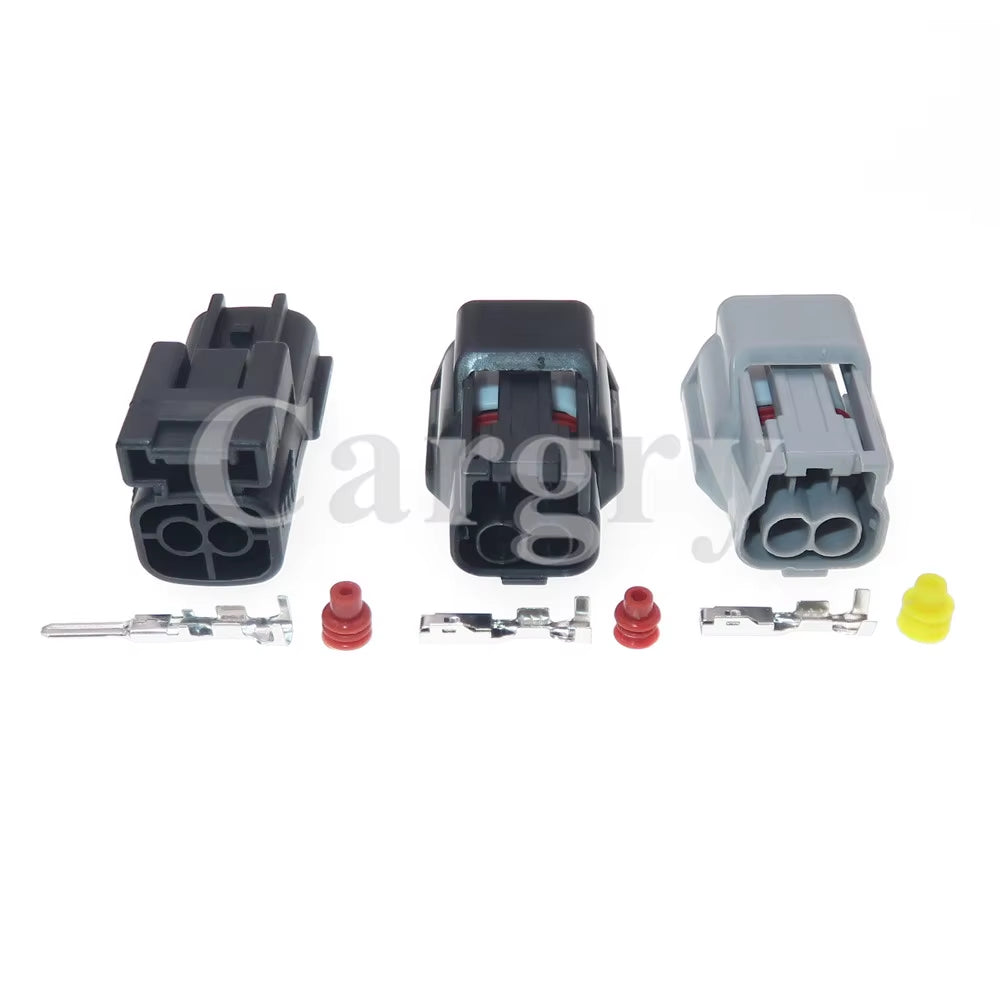 1 Set 2P 6189-1097 Auto Male Female Docking Sealed Plug AC Assembly Car Water Temperature Sensor Electric Socket for Hyundai