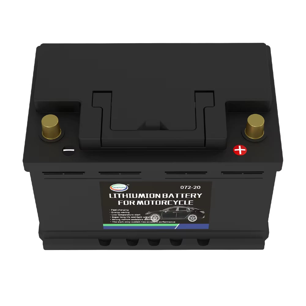 12V Lifepo4 Battery Car 20Ah 40Ah 70Ah 82Ah 100Ah 100Ah 120Ah Lithium Iron Phosphate Starting Battery Built-In BMS Jump Starter