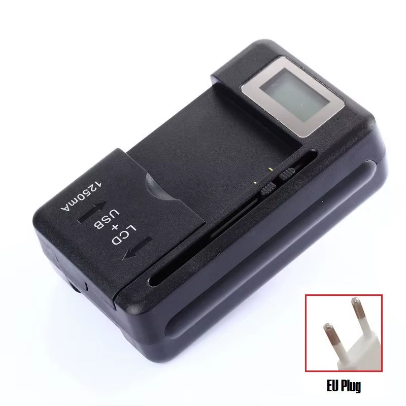 2021 Best Mobile Battery Charger Universal LCD Indicator Screen Usb-Port for Cell Phone Chargers Battery Charging UK EU Plug