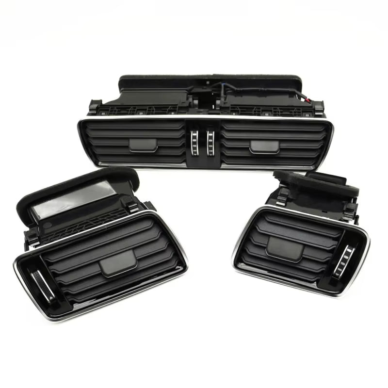 Car Accessories Front Piano Paint Central Left Right Air Conditioning Air Vents for VW Passat B6 B7 CCC Ar Accessories