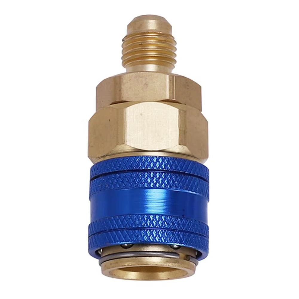 Car A/C Oil Dye Injector with Low Side Quick Coupler Adapter 1/4 SAE Manual Oiler Injection 30Ml Air Conditioning Repair Tools