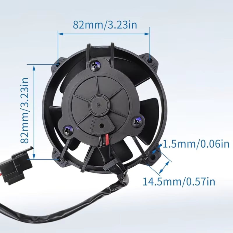 147CFM Cooling Fan Motor Ventilator Assembly for VA32-A101-62A 30103018 Puller Low Profile Fan for Oil Cooling Air Flow